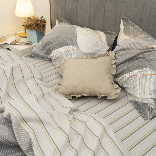 Комплект постельного белья Tiare Двуспальный Сатин Deluxe L-009