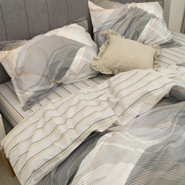 Комплект постельного белья Tiare Двуспальный Сатин Deluxe L-009