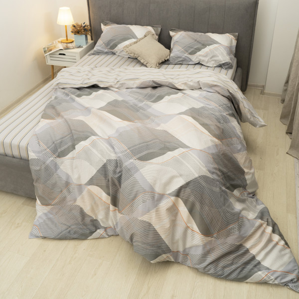 Комплект постельного белья Tiare Двуспальный Сатин Deluxe L-009