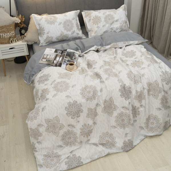 Комплект постельного белья Tiare Двуспальный Сатин Deluxe L-010