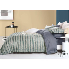 Комплект постельного белья Tiare Двуспальный Сатин Deluxe L-011