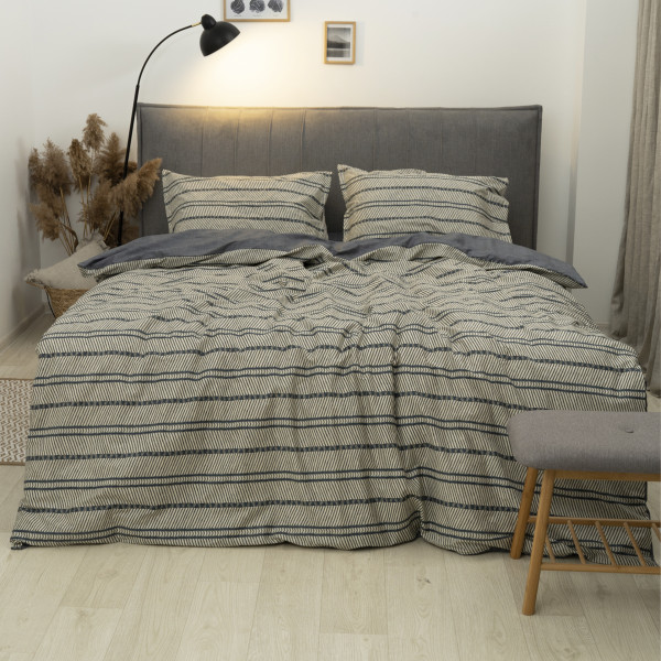 Комплект постельного белья Tiare Двуспальный Сатин Deluxe L-011