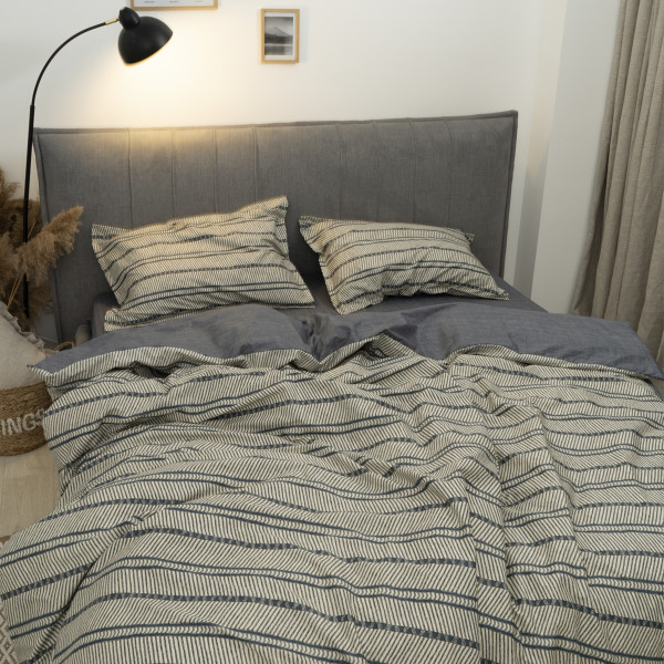 Комплект постельного белья Tiare Двуспальный Сатин Deluxe L-011