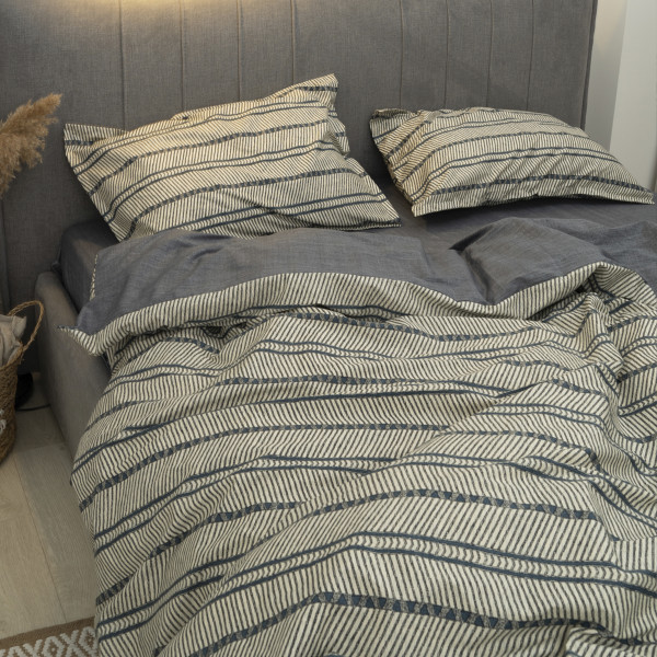 Комплект постельного белья Tiare Двуспальный Сатин Deluxe L-011