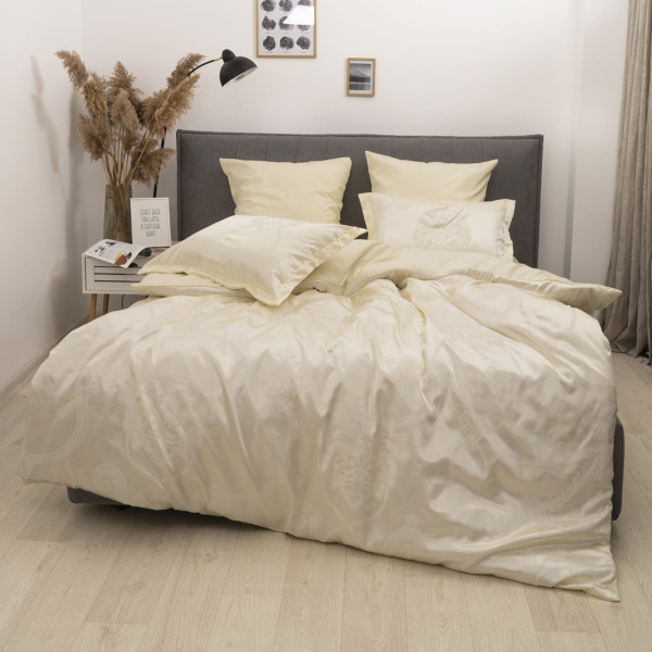 Комплект постельного белья Tiare Евро Сатин Жаккард 1747