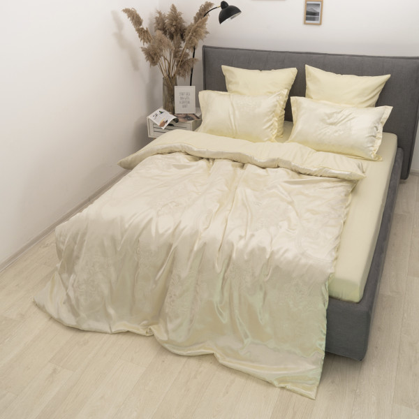 Комплект постельного белья Tiare Евро Сатин Жаккард 1747