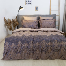 Комплект постельного белья Tiare Евро Сатин Жаккард 1801