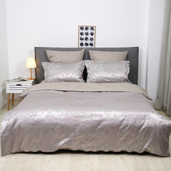 Комплект постельного белья Tiare Евро Сатин Жаккард 1909