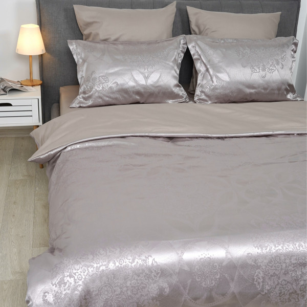 Комплект постельного белья Tiare Евро Сатин Жаккард 1909