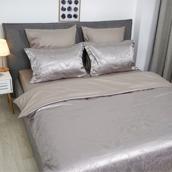 Комплект постельного белья Tiare Евро Сатин Жаккард 1909