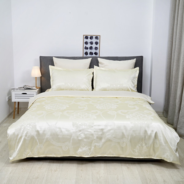 Комплект постельного белья Tiare Евро Сатин Жаккард 1918