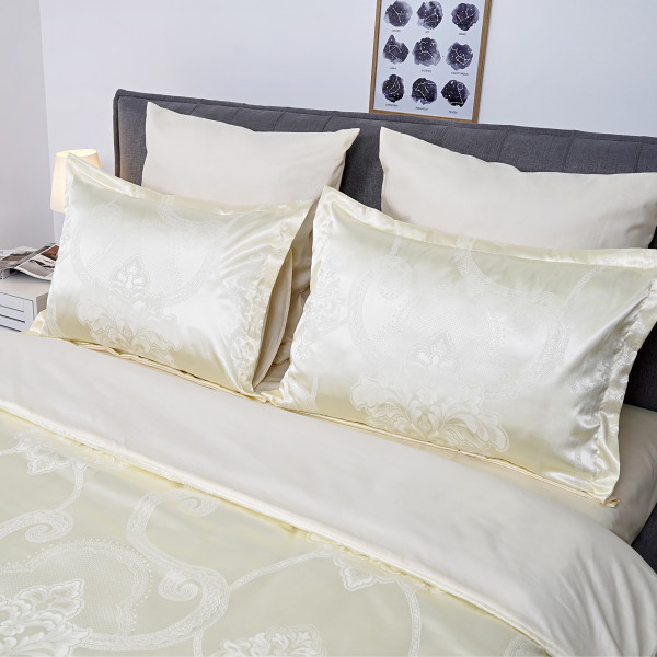 Комплект постельного белья Tiare Евро Сатин Жаккард 1918