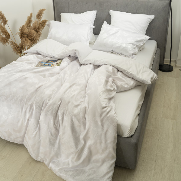 Комплект постельного белья Tiare Евро Сатин Жаккард 1924