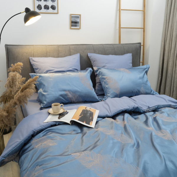 Комплект постельного белья Tiare Евро Сатин Жаккард 2101