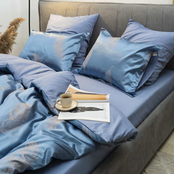 Комплект постельного белья Tiare Евро Сатин Жаккард 2101