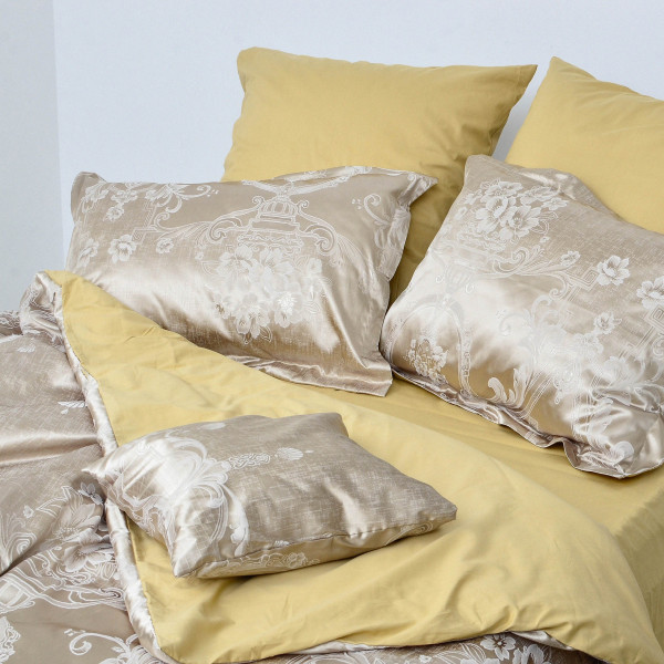 Комплект постельного белья Tiare Евро Сатин Жаккард 2112