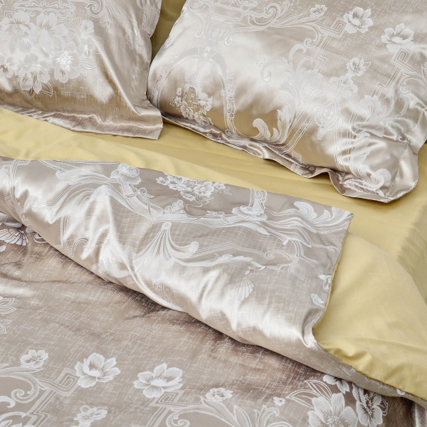 Комплект постельного белья Tiare Евро Сатин Жаккард 2112