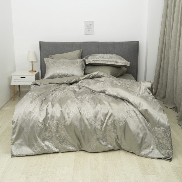 Комплект постельного белья Tiare Евро Сатин Жаккард 2319