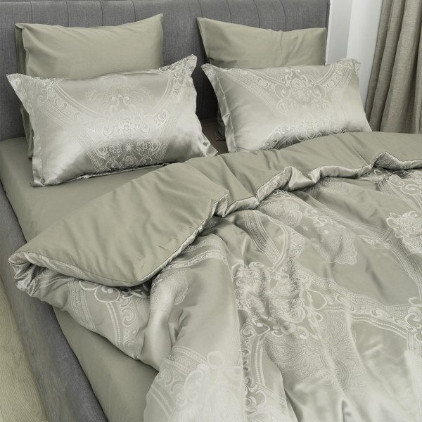 Комплект постельного белья Tiare Евро Сатин Жаккард 2319