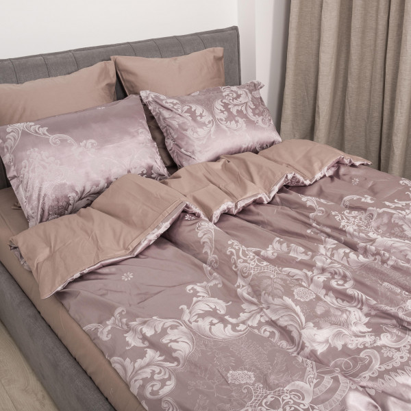 Комплект постельного белья Tiare Евро Сатин Жаккард 2322