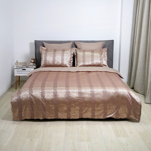 Комплект постельного белья Tiare Евро Сатин Жаккард 2423