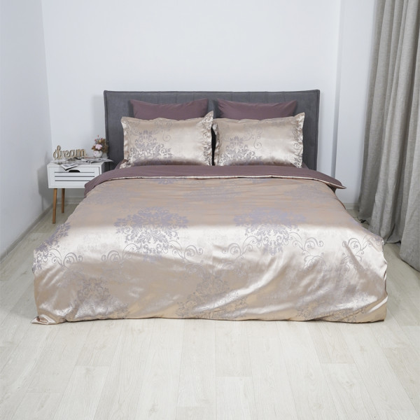 Комплект постельного белья Tiare Евро Сатин Жаккард 2426