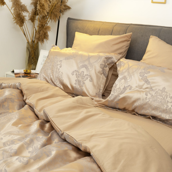 Комплект постельного белья Tiare Евро Сатин Жаккард 2428