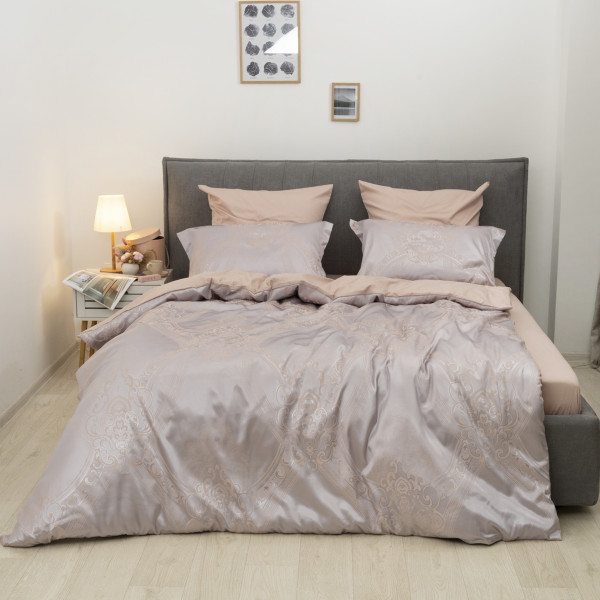 Комплект постельного белья Tiare Семейный Сатин Жаккард 2436