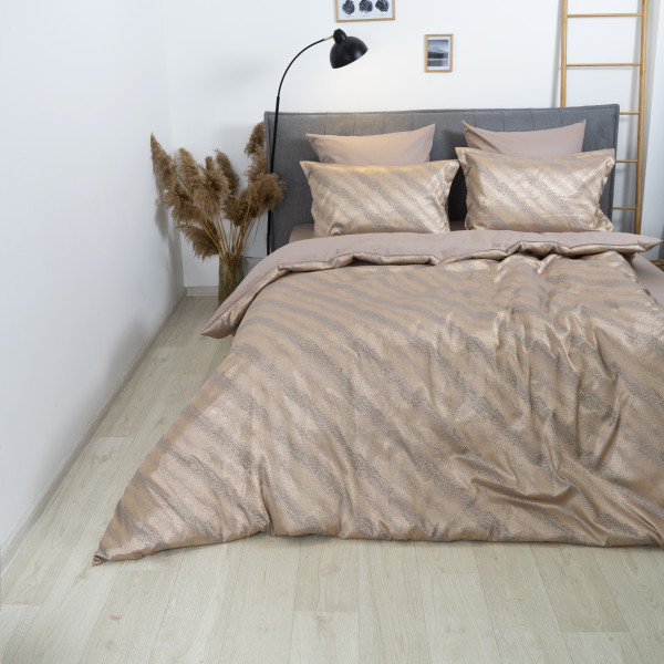 Комплект постільної білизни Tiare Євро Сатин Жакард 2437