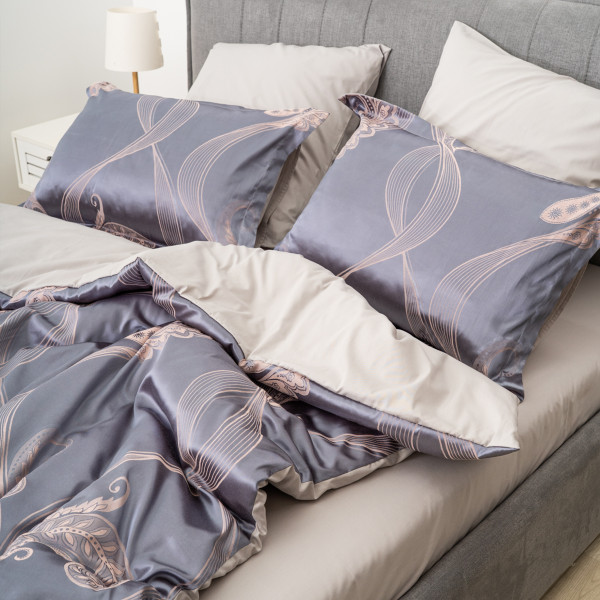 Комплект постельного белья Tiare Семейный Сатин Жаккард 2438