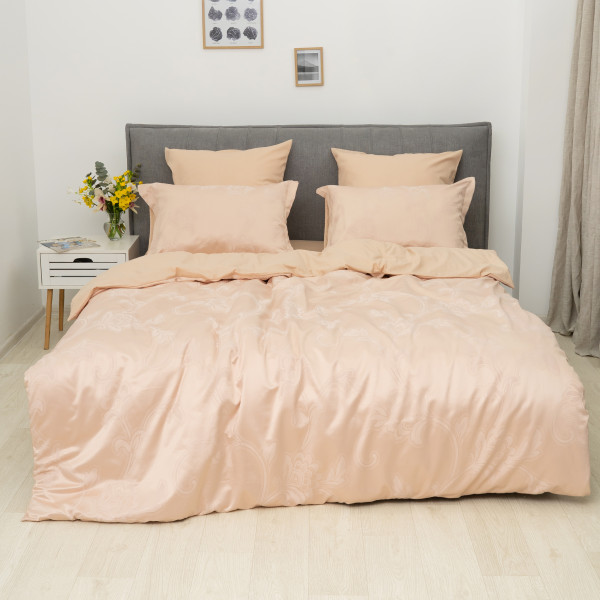 Комплект постельного белья Tiare Евро Сатин Жаккард 2539