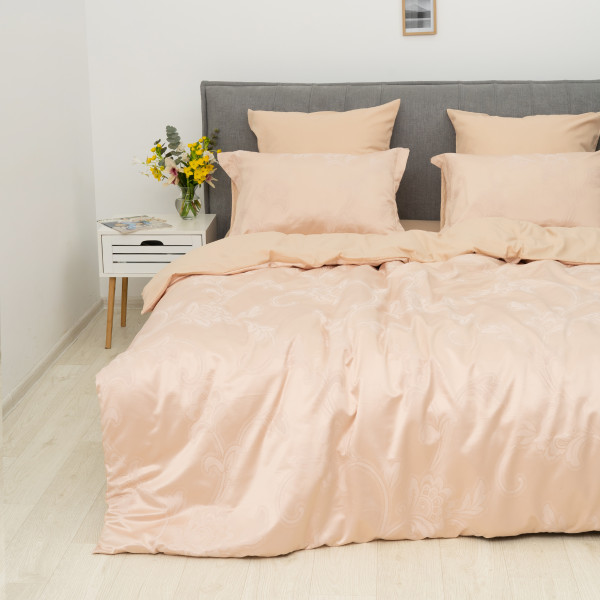 Комплект постельного белья Tiare Евро Сатин Жаккард 2539