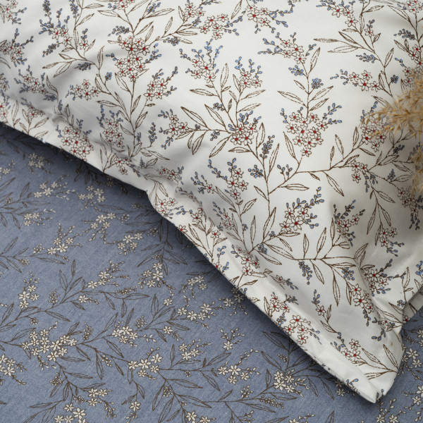 Полукомплект постельного белья Viluta Евро Сатин Luxe (Пододеяльник 200х220 + наволочки 50х70 - 2 шт.) 154