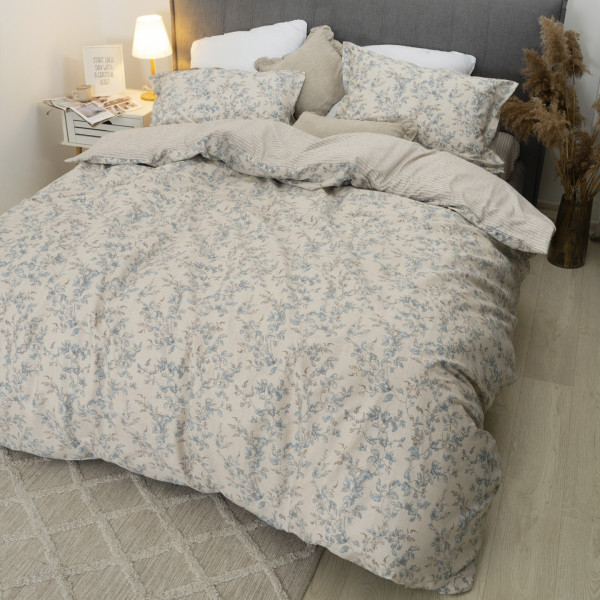 Полукомплект постельного белья Viluta Евро Сатин Luxe (Пододеяльник 200х220 + наволочки 50х70 - 2 шт.) 159