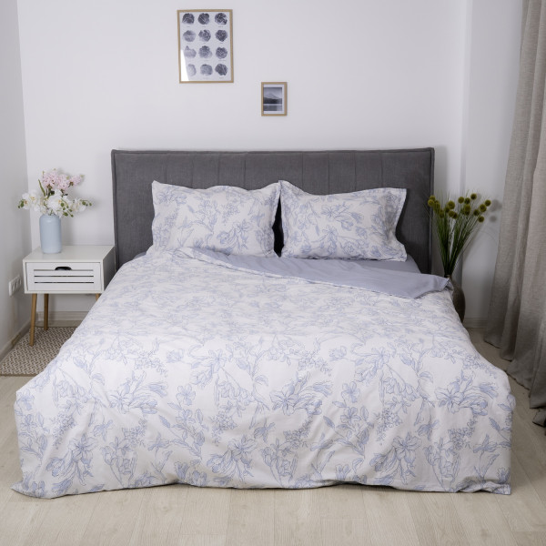 Комплект постельного белья Tiare Евро Сатин Luxe 191