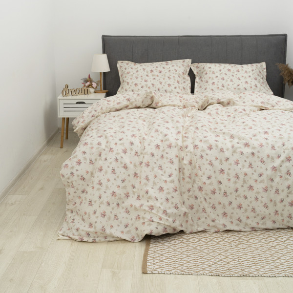 Полукомплект постельного белья Viluta Евро Сатин Luxe (Пододеяльник 200х220 + наволочки 50х70 - 2 шт.) 140