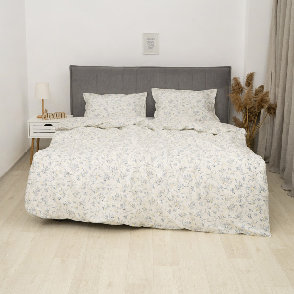 Полукомплект постельного белья Viluta Евро Сатин Luxe (Пододеяльник 200х220 + наволочки 50х70 - 2 шт.) 141