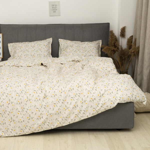 Полукомплект постельного белья Viluta Евро Сатин Luxe (Пододеяльник 200х220 + наволочки 50х70 - 2 шт.) 142