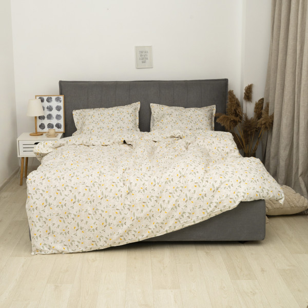 Полукомплект постельного белья Viluta Евро Сатин Luxe (Пододеяльник 200х220 + наволочки 50х70 - 2 шт.) 142