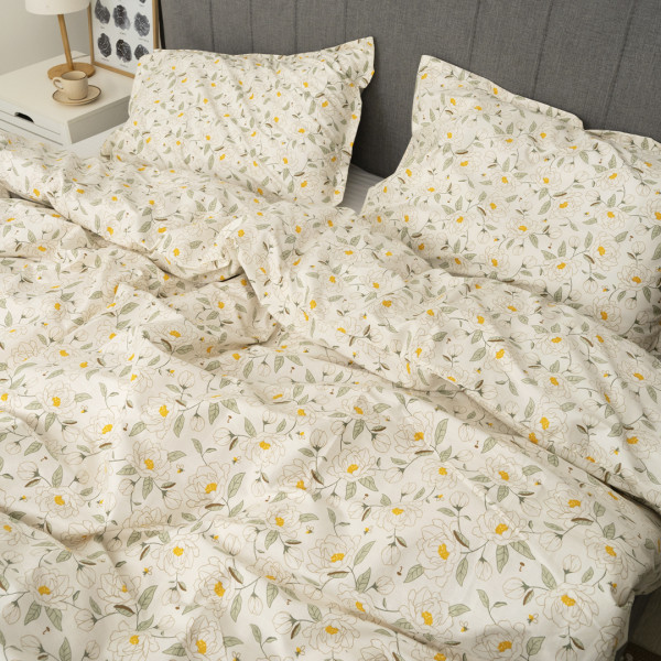 Полукомплект постельного белья Viluta Евро Сатин Luxe (Пододеяльник 200х220 + наволочки 50х70 - 2 шт.) 142