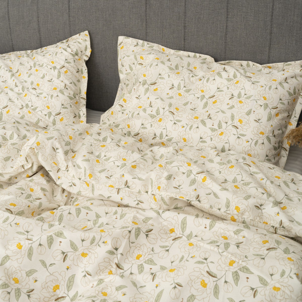 Полукомплект постельного белья Viluta Евро Сатин Luxe (Пододеяльник 200х220 + наволочки 50х70 - 2 шт.) 142