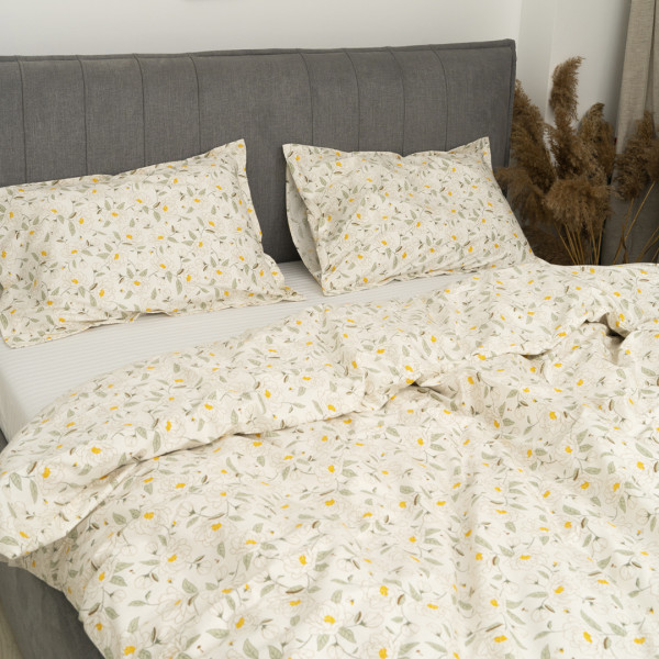 Полукомплект постельного белья Viluta Евро Сатин Luxe (Пододеяльник 200х220 + наволочки 50х70 - 2 шт.) 142