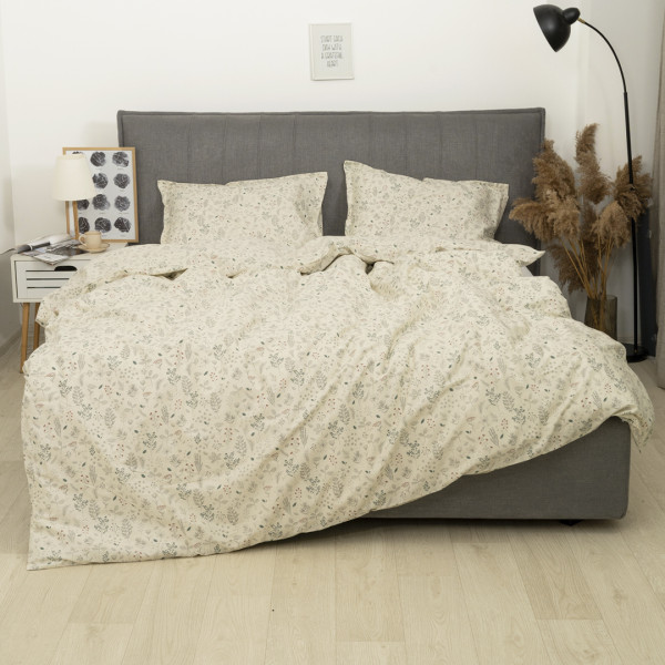 Полукомплект постельного белья Viluta Евро Сатин Luxe (Пододеяльник 200х220 + наволочки 50х70 - 2 шт.) 143