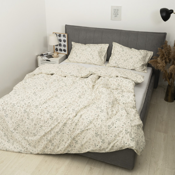 Полукомплект постельного белья Viluta Евро Сатин Luxe (Пододеяльник 200х220 + наволочки 50х70 - 2 шт.) 143