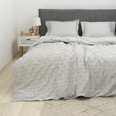 Полукомплект постельного белья Viluta Евро Сатин Luxe (Пододеяльник 200х220 + наволочки 50х70 - 2 шт.) 145