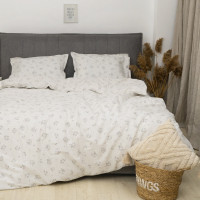 Полукомплект постельного белья Viluta Евро Сатин Luxe (Пододеяльник 200х220 + наволочки 50х70 - 2 шт.) 147