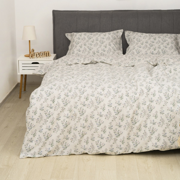 Полукомплект постельного белья Viluta Евро Сатин Luxe (Пододеяльник 200х220 + наволочки 50х70 - 2 шт.) 149