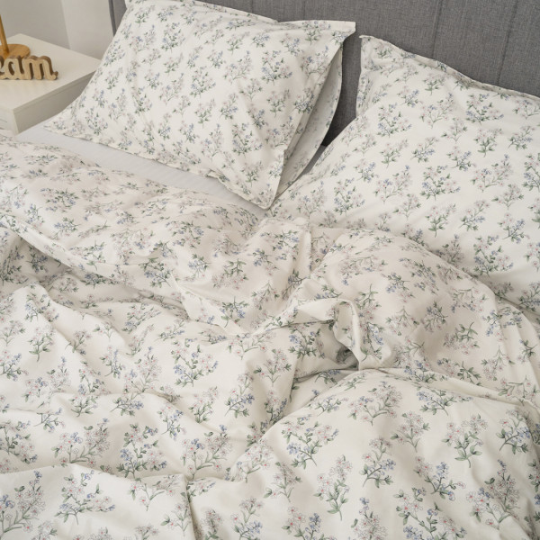 Полукомплект постельного белья Viluta Евро Сатин Luxe (Пододеяльник 200х220 + наволочки 50х70 - 2 шт.) 149