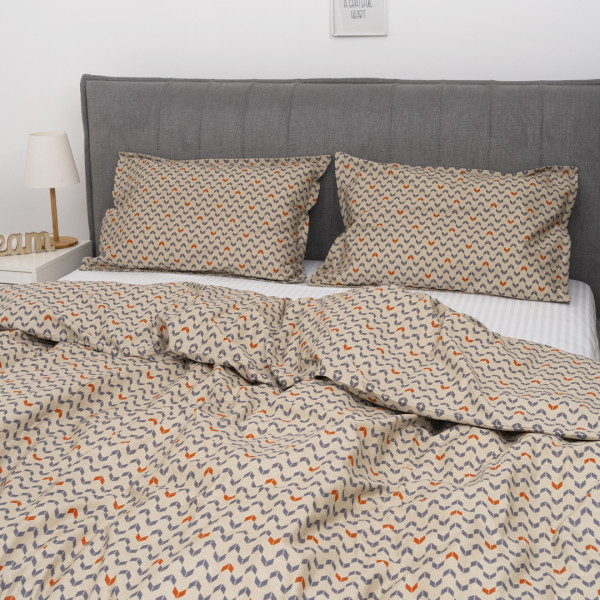 Полукомплект постельного белья Viluta Евро Сатин Luxe (Пододеяльник 200х220 + наволочки 50х70 - 2 шт.) 153