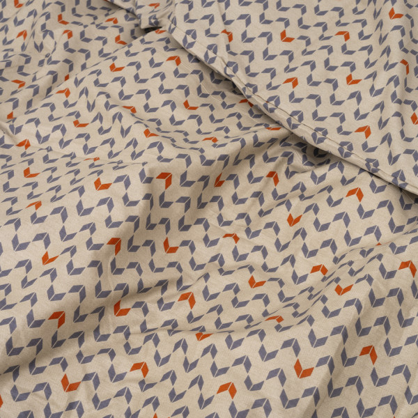 Полукомплект постельного белья Viluta Евро Сатин Luxe (Пододеяльник 200х220 + наволочки 50х70 - 2 шт.) 153